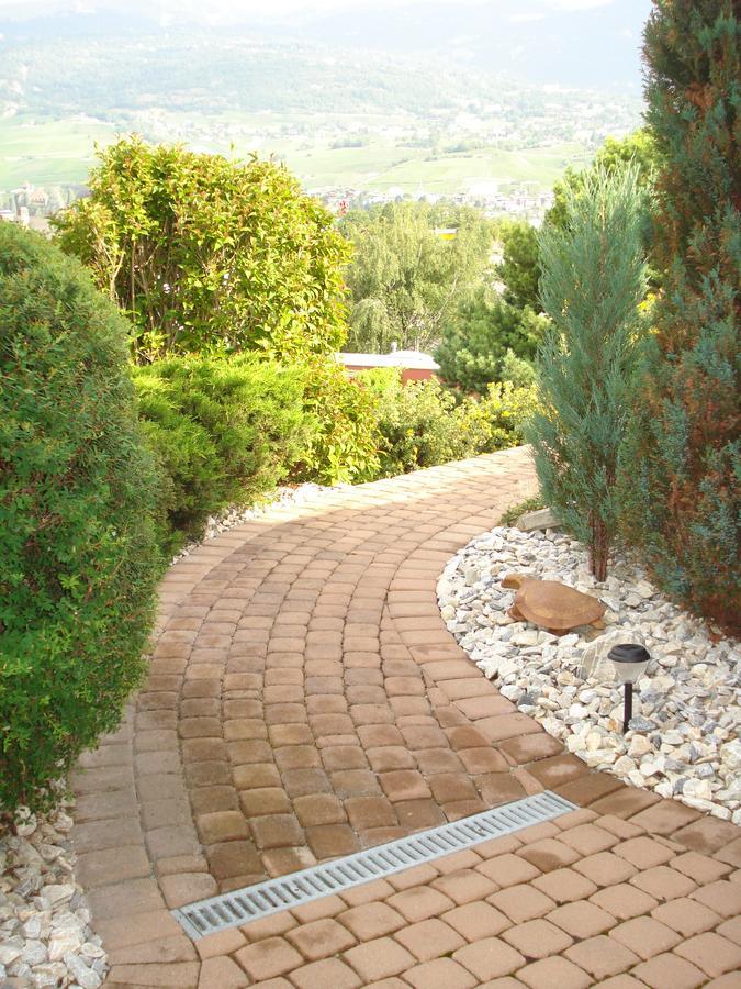 Ferienwohnung Lenggenhager Plantzette Sierre Dış mekan fotoğraf